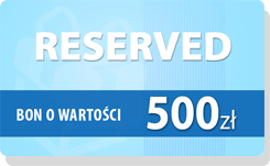 Karta podarunkowa Reserved 500zł